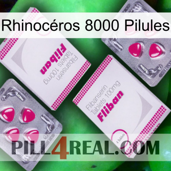 Rhinocéros 8000 Pilules 33